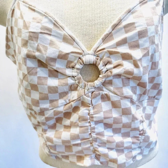 NWT SO GOODS FOR LIFE Women Sleeveless Straps Pullover V-Neck Brown Top Size XXL - Picture 3 of 11